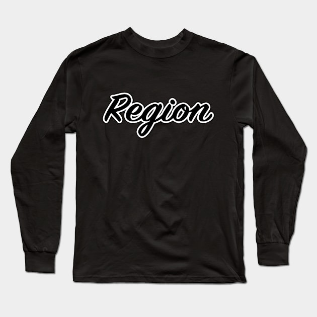 Region Long Sleeve T-Shirt by lenn